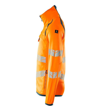 Flísový pulóver s mikroflísovou bundou na zips