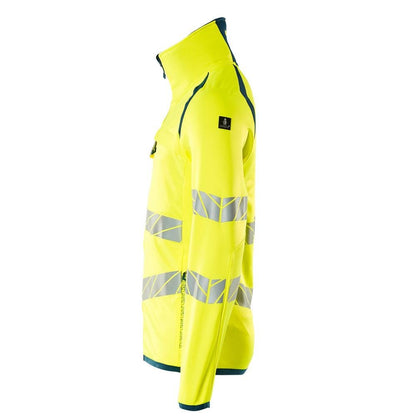 Flísový pulóver s mikroflísovou bundou na zips