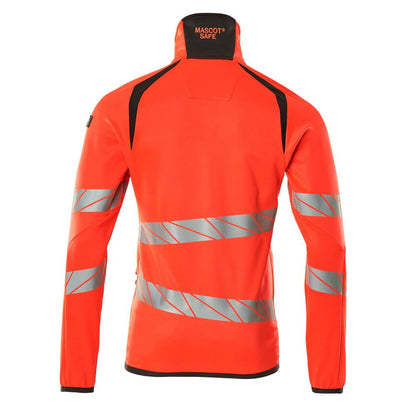 Flísový pulóver s mikroflísovou bundou na zips