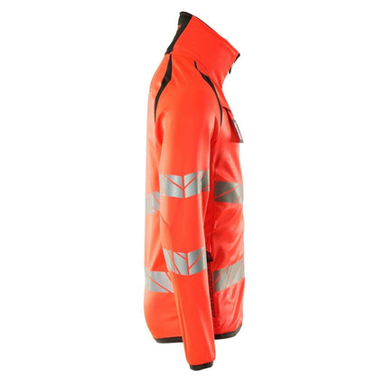 Flísový pulóver s mikroflísovou bundou na zips