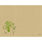 Štruktúrovaná hnedá papierová podložka na stôl z trávového papiera 30 x 40 cm Veggies od Duni GmbH zobrazuje zelené veggie-skice a malé nápisy "Ecoecho" a "sustainable", ktoré zdôrazňujú tieto ekologické podložky. Balenie obsahuje 250 kusov.