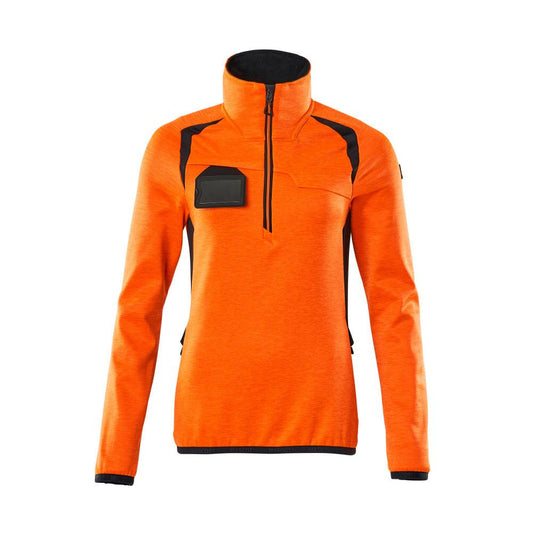 Fleece sveter s krátkym zipsom, dámska mikroflísová bunda