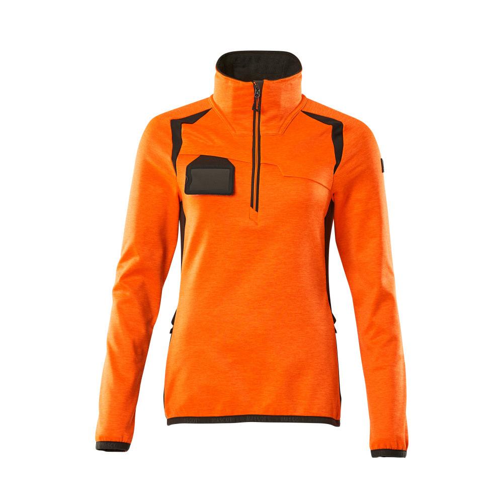 Fleece sveter s krátkym zipsom, dámska mikroflísová bunda