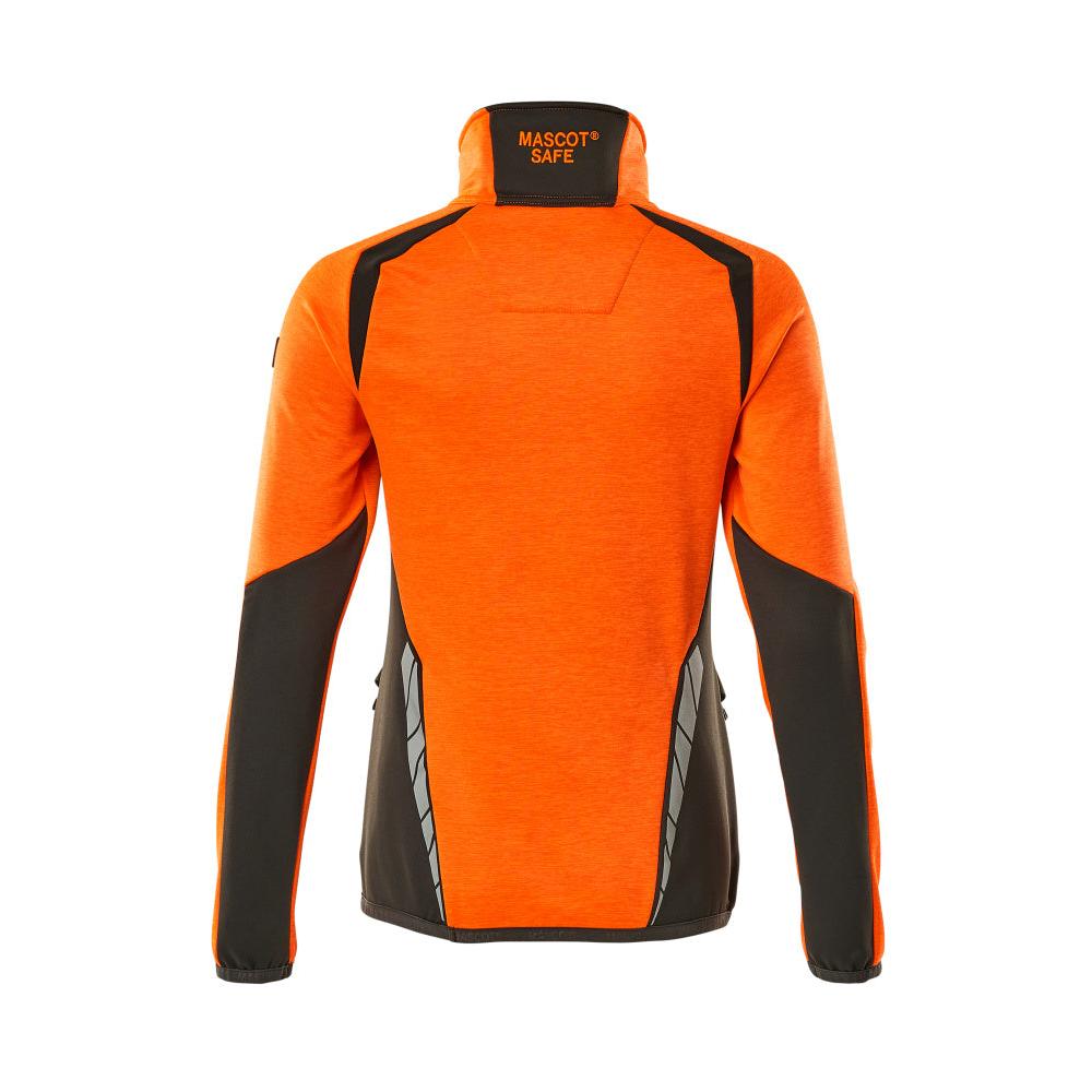 Fleece sveter s krátkym zipsom, dámska mikroflísová bunda