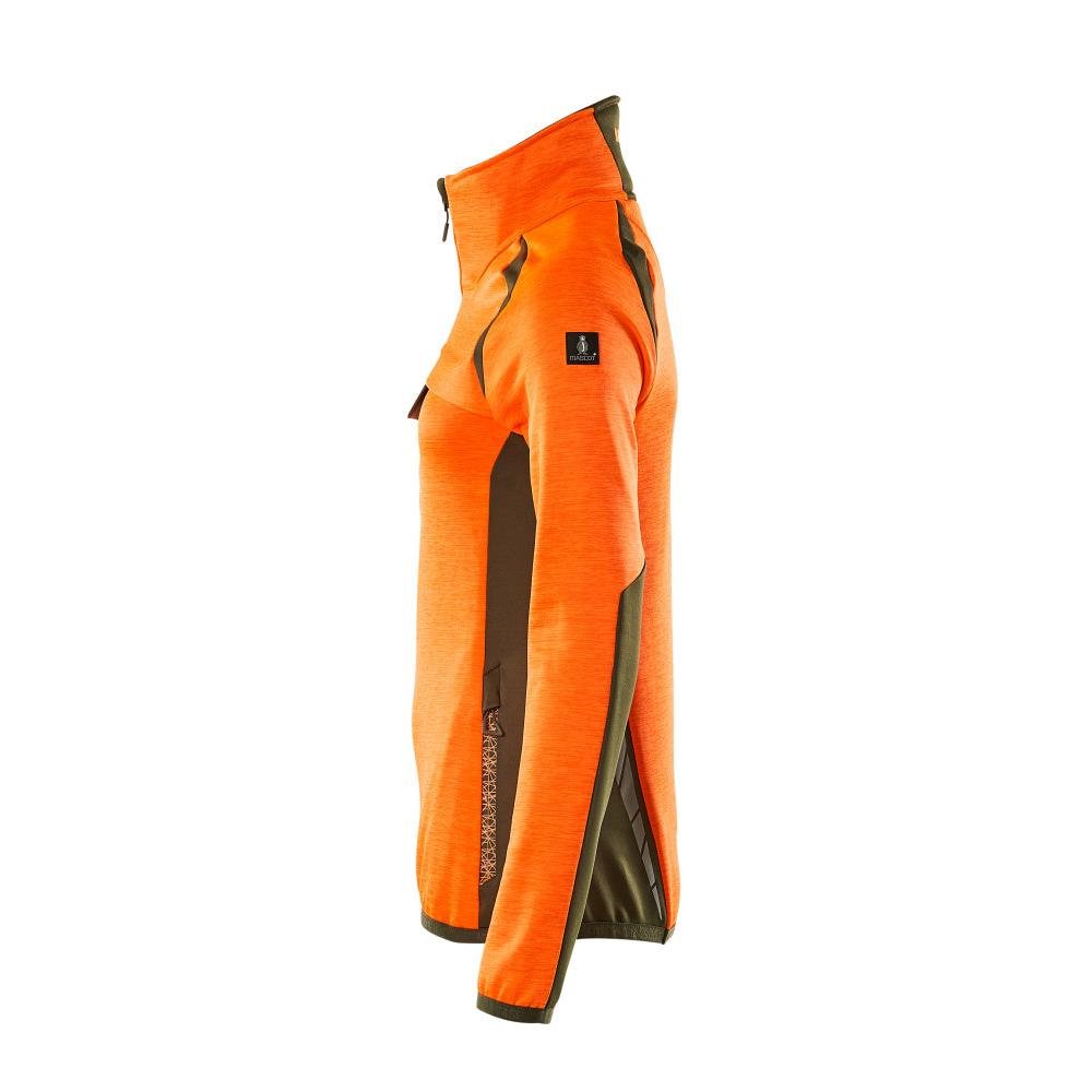 Fleece sveter s krátkym zipsom, dámska mikroflísová bunda