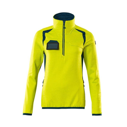 Fleece sveter s krátkym zipsom, dámska mikroflísová bunda