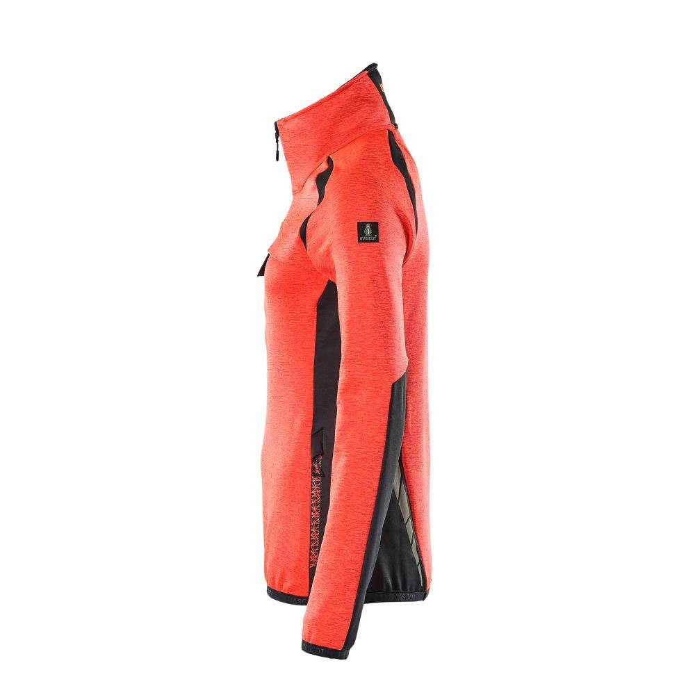 Fleece sveter s krátkym zipsom, dámska mikroflísová bunda