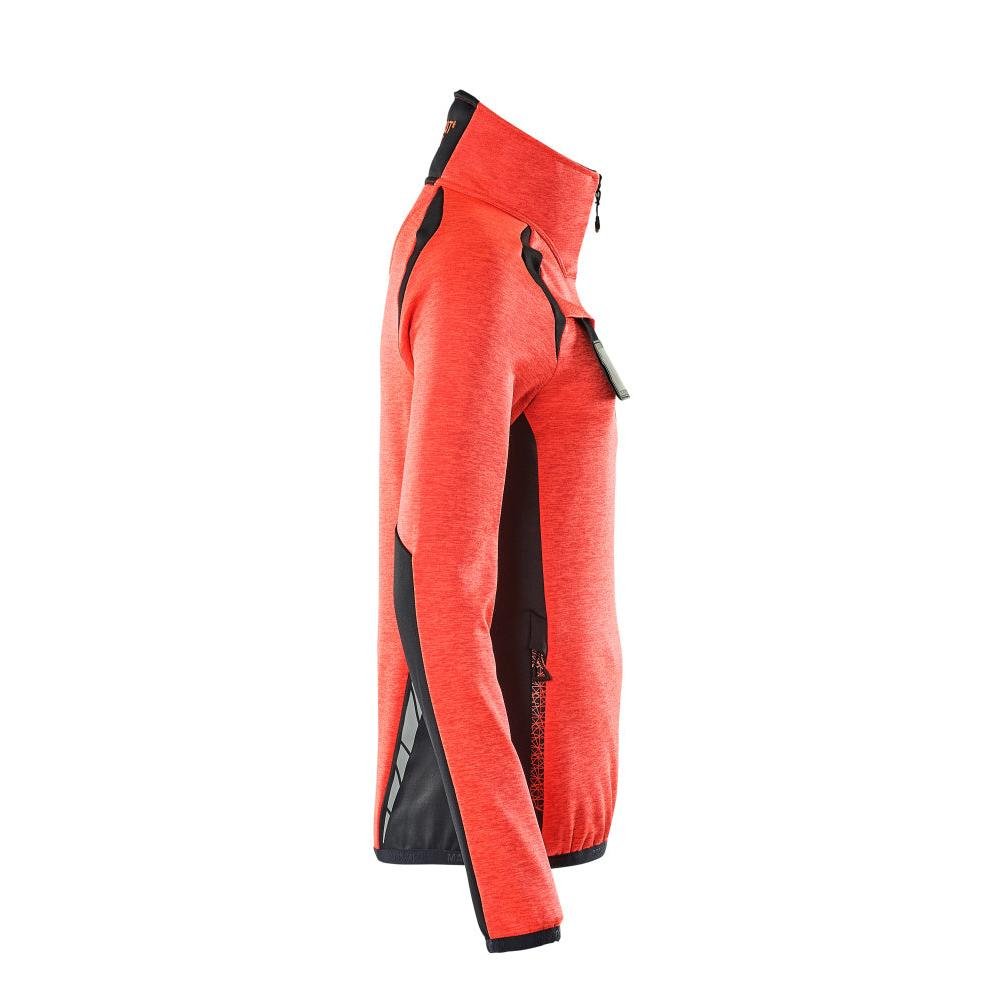 Fleece sveter s krátkym zipsom, dámska mikroflísová bunda