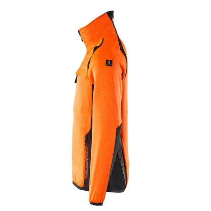 Flísový pulóver s mikroflísovou bundou na zips