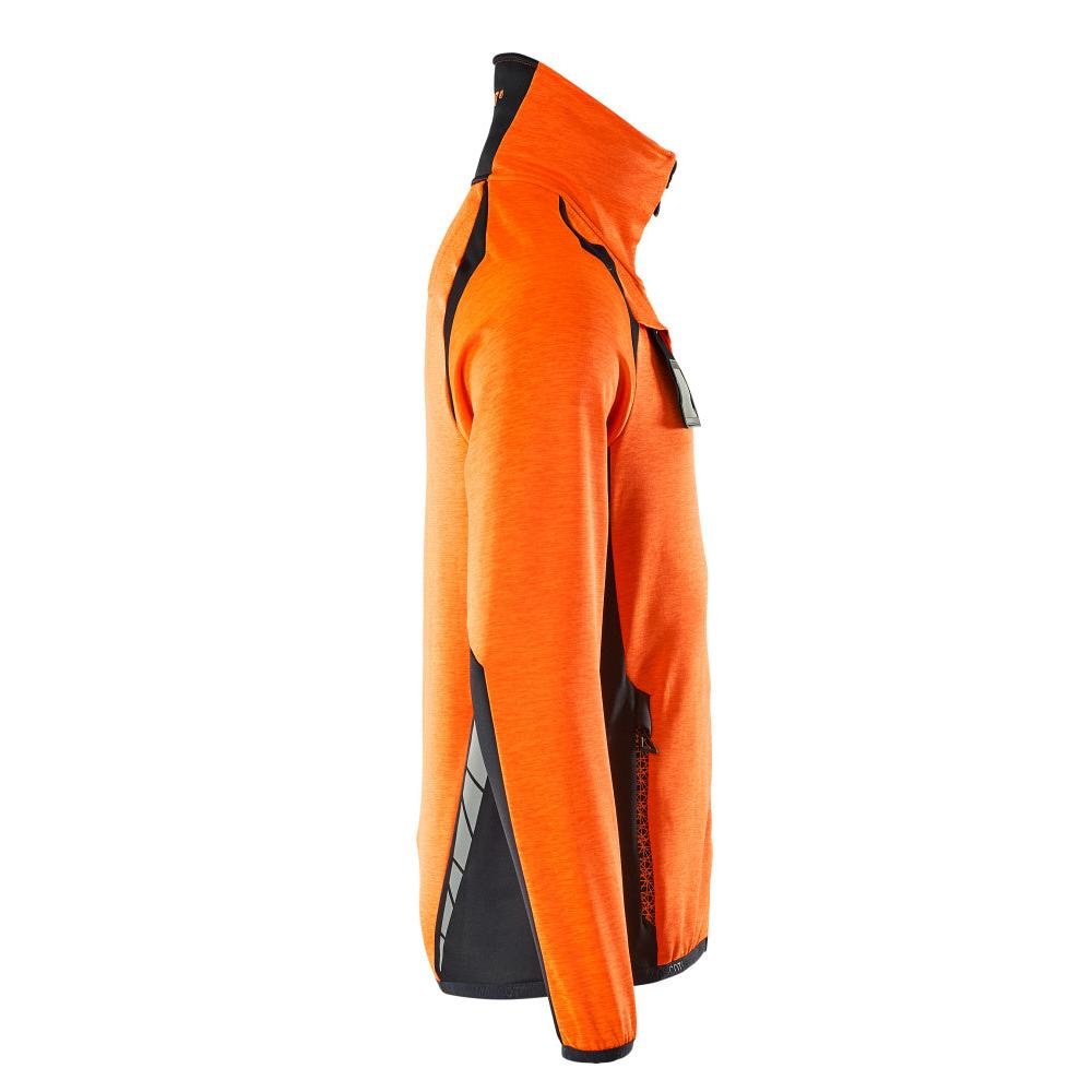 Flísový pulóver s mikroflísovou bundou na zips