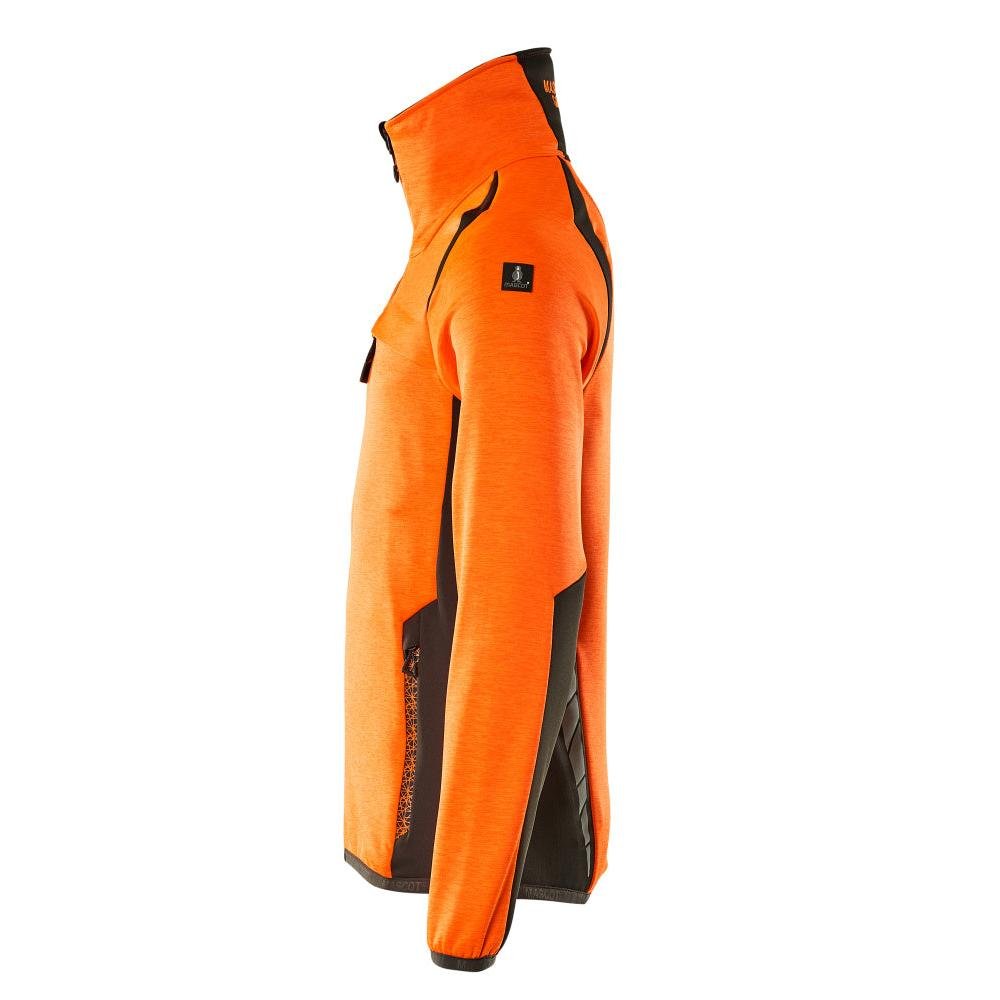 Flísový pulóver s mikroflísovou bundou na zips