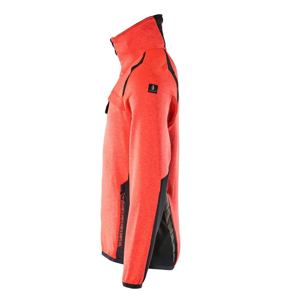Flísový pulóver s mikroflísovou bundou na zips