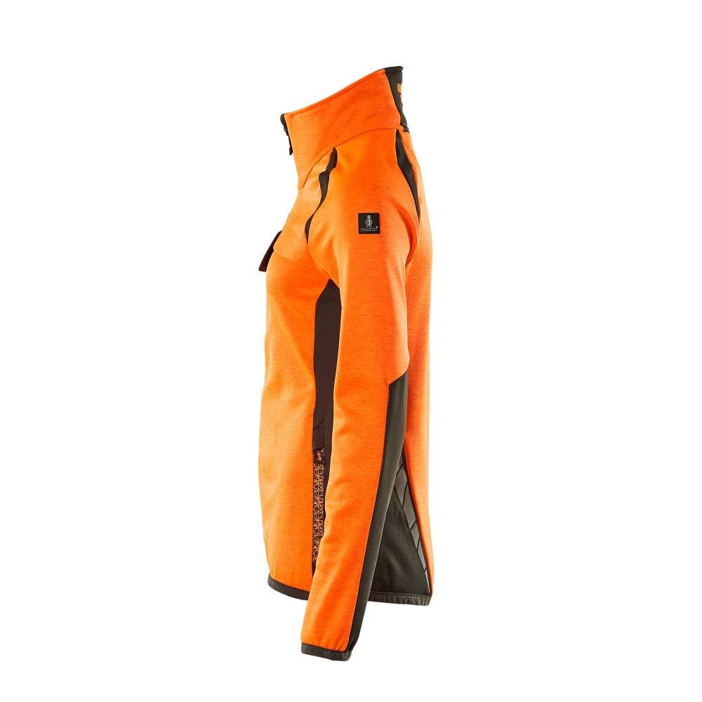 Flísový pulóver na zips, dámska mikroflísová bunda