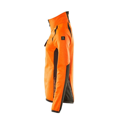 Flísový pulóver na zips, dámska mikroflísová bunda