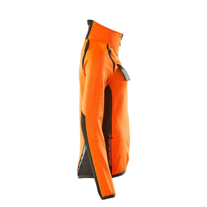Flísový pulóver na zips, dámska mikroflísová bunda