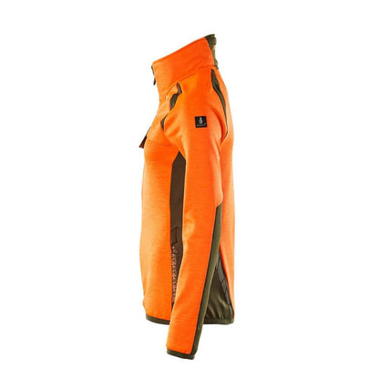 Flísový pulóver na zips, dámska mikroflísová bunda