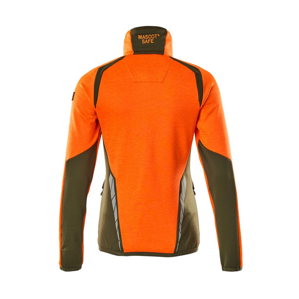Flísový pulóver na zips, dámska mikroflísová bunda