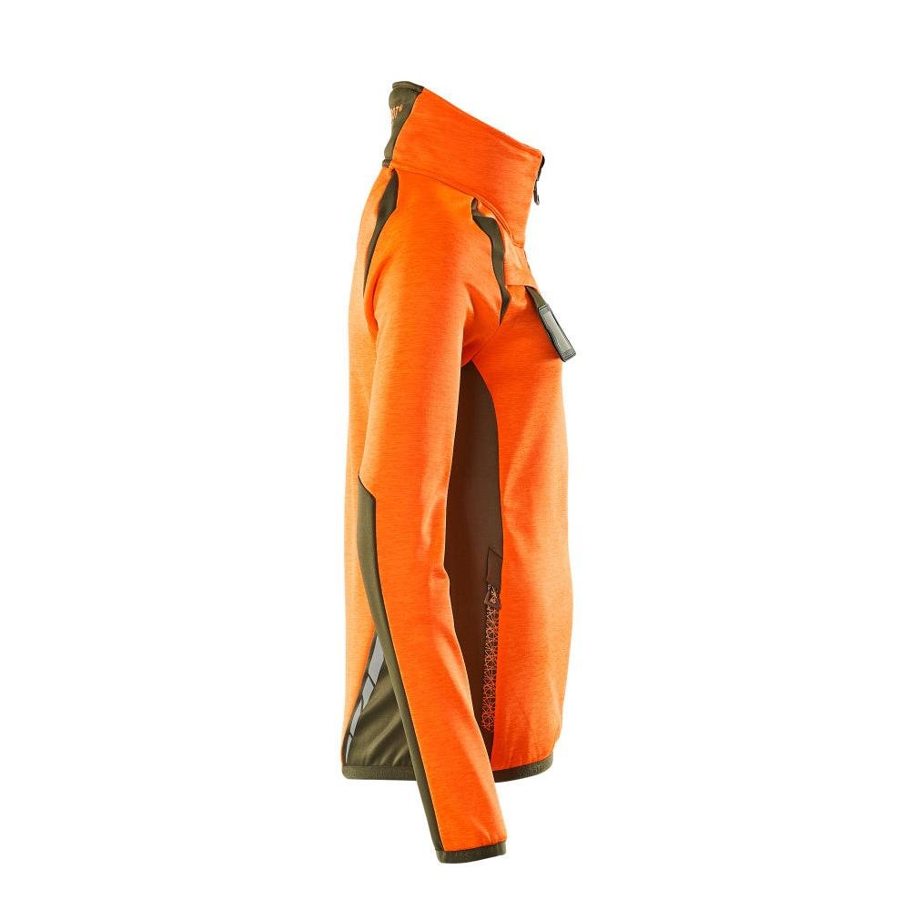 Flísový pulóver na zips, dámska mikroflísová bunda