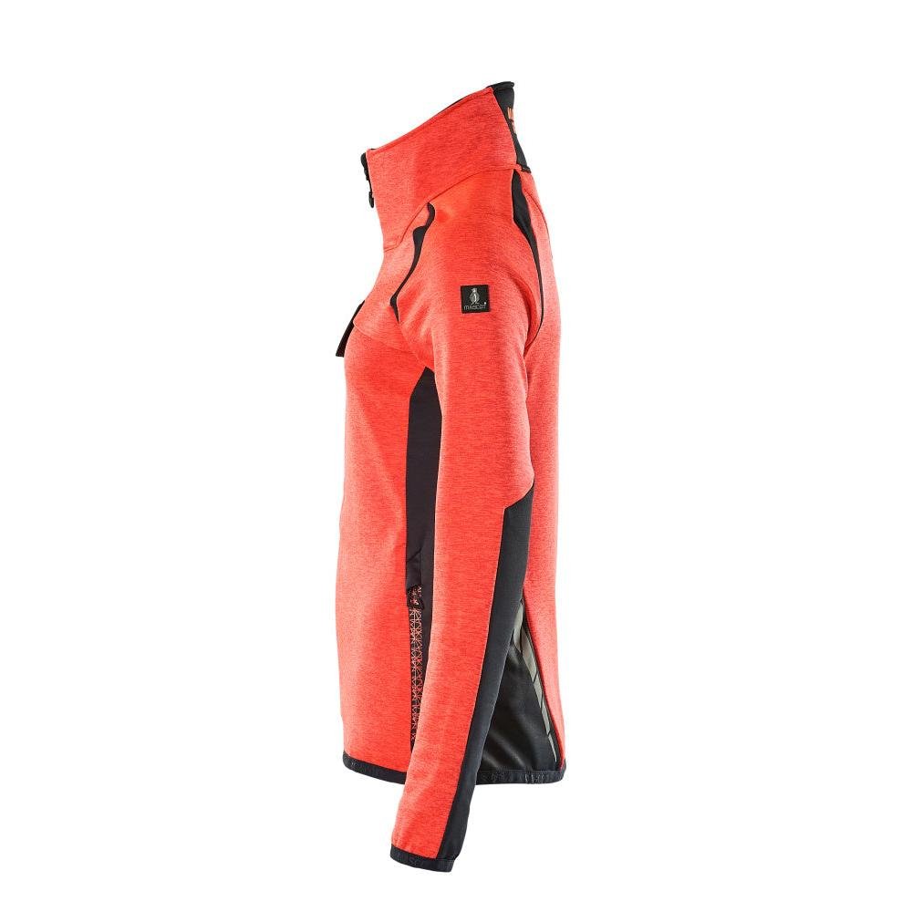Flísový pulóver na zips, dámska mikroflísová bunda