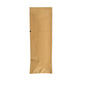 Der SACCHETTO verschließbar 250x85 mm von Duni GmbH ist ein brauner, rechteckiger Papierbeutel mit Mittelnaht und wiederverschließbarem Verschluss - ideal zum umweltfreundlichen Verpacken. Packung mit 100 Stück, EcoEcho.