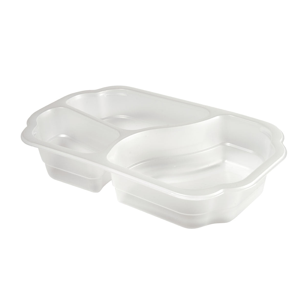 Die PP-Schale Take-Away 3 Transparent PP 250x159x48 von Duni GmbH ist eine Lebensmittelschale mit drei Fächern, perfekt zum Servieren oder Aufbewahren verschiedener Lebensmittel als praktische Lebensmittelverpackung. Die Packung enthält 246 Stück.
