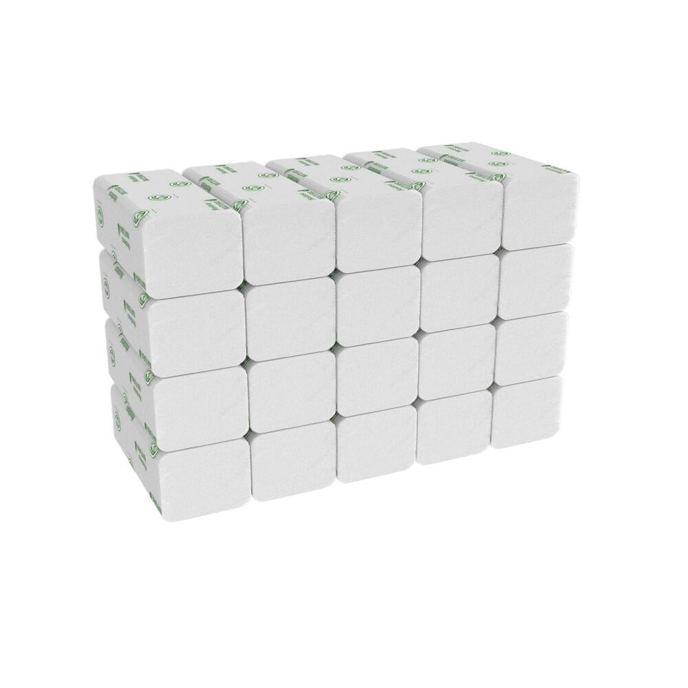 Stoh 24 bielych roliek toaletného papiera, ideálny na kombináciu s Kimberly-Clark GmbH Hostess™ NATURA™ uterákmi - C-sklad, biely, M (20 klipov x 140 listov) pre kompletné hygienické riešenie.