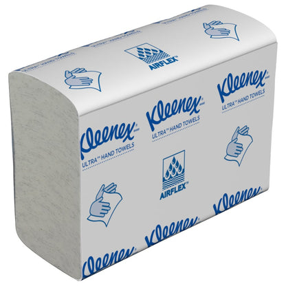 Stoh Kleenex® Ultra™ papierových utierok MultiFold v bielej farbe, 18 klipov x 150 listov na kartón (18 balení), od Kimberly-Clark GmbH - kvalitné papierové utierky pre každú umyvárku.