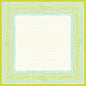 Dunicel stredový obrus 84x84 cm Elise Stripes od Duni GmbH sa vyznačuje štýlovým lemovaním s modrými, zelenými a žltými pruhmi okolo krémového jadra, čo vytvára elegantný, štruktúrovaný vzhľad. Dostupné v baleniach po 100 kusov.