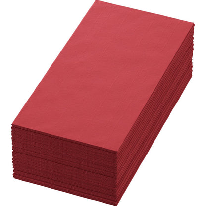 Stoh obdĺžnikových bio-Dunisoft obrúskov 40 x 40 cm 1/8 knižného záhybu od Duni GmbH je úhľadne naskladaný na bielom pozadí.