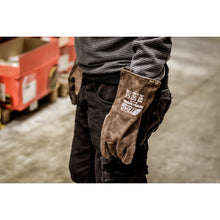 NITRAS SAFE PRO, zváračské rukavice, hnedé, EN 388, EN 12477 štiepenka | Balenie (12 párov)