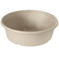 Miska Duni GmbH Classic Bowl 900 ml, okrúhla béžovo-hnedá miska z bagasy s povrchovou úpravou BAT/PLA (194x194x53 mm), má hrubý okraj a textúrovaný povrch. Biologicky odbúrateľná, zobrazená prázdna na bielom pozadí. Balenie: 40 kusov.