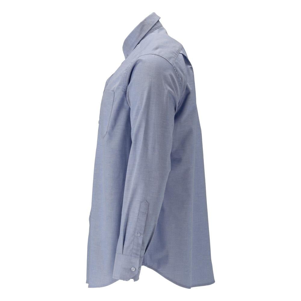 Košeľa klasického strihu, strečová, svetlomodrá