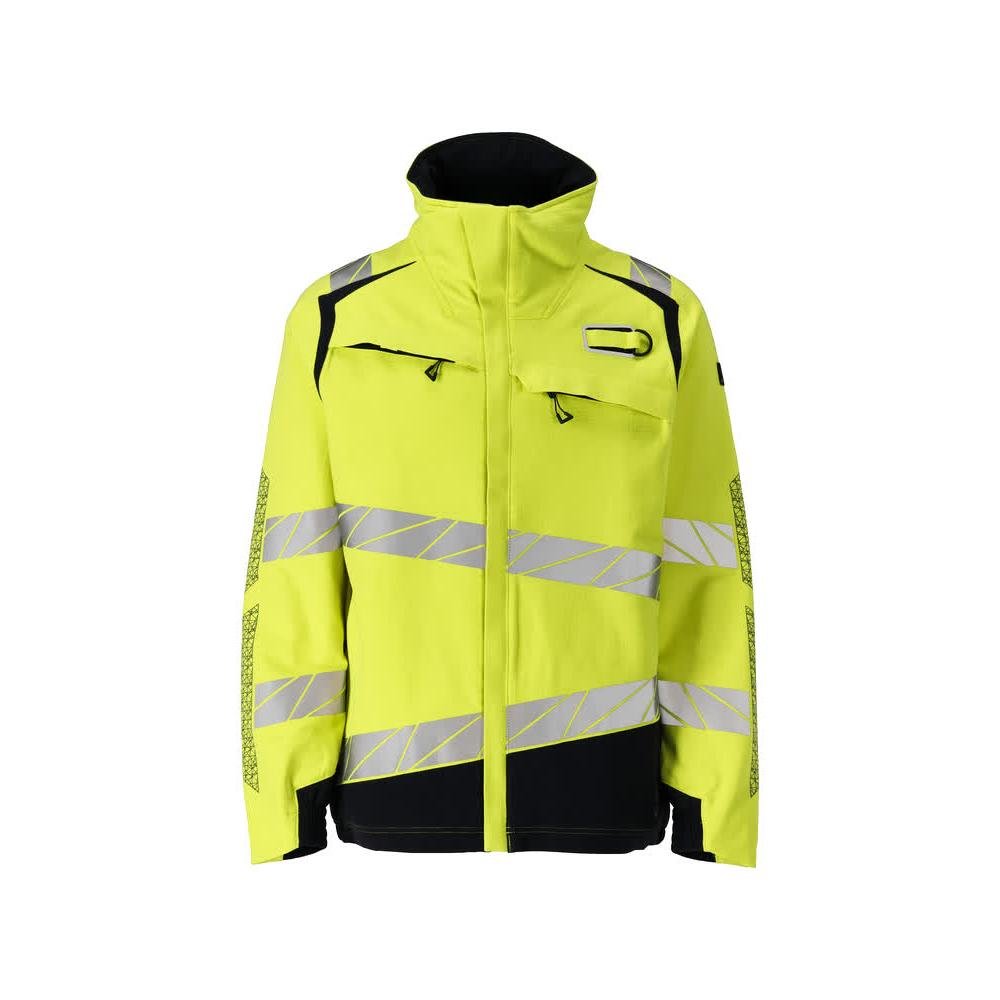 Bunda, ULTIMATE STRETCH pracovná bunda Multisafe, hi-vis žltá/čierno-modrá