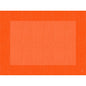 Obdĺžnikový obraz s mriežkovým vzorom odráža Bio-Dunicel-Sets 30x40 Linnea, oranžové od Duni GmbH - kvalitné, biologicky odbúrateľné prestierania so svetlým stredom a tmavým okrajom, ideálne pre štýlovú dekoráciu stola.