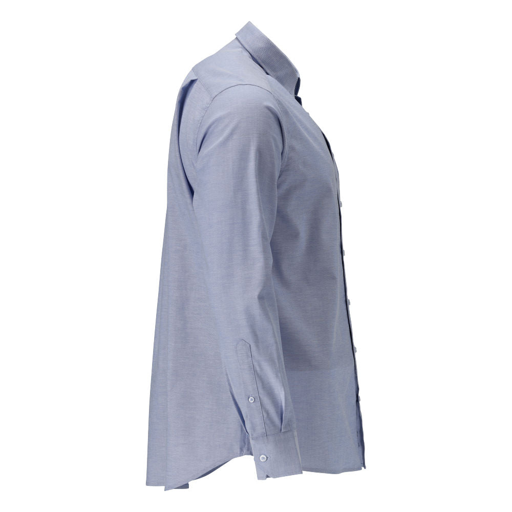 Košeľa moderného strihu, strečová, svetlomodrá