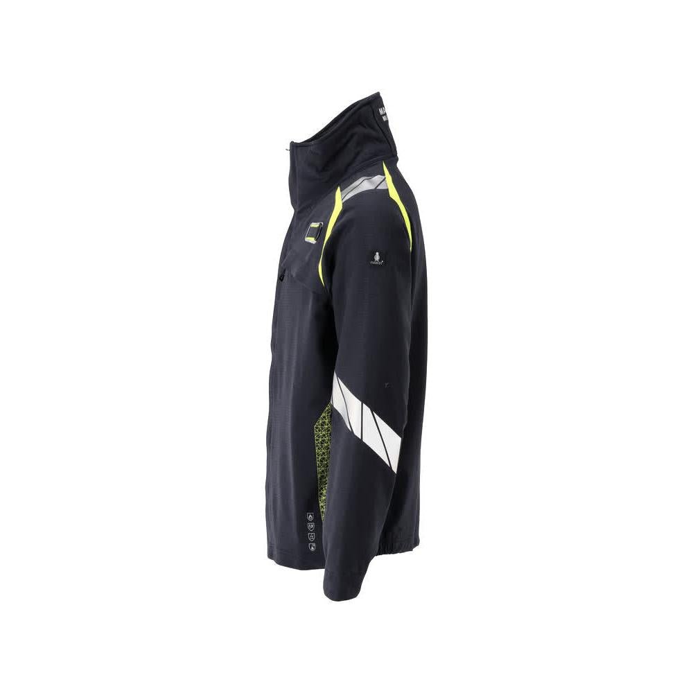 Bunda, ULTIMATE STRETCH pracovná bunda Multisafe, čierna modrá/hi-vis žltá