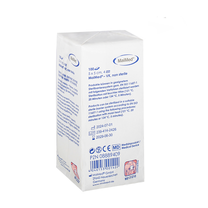 MaiMed-VK nesterilné fleecové obklady 100 kusov/papierové vrecko