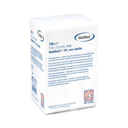 MaiMed-VK nesterilné fleecové obklady 100 kusov/papierové vrecko