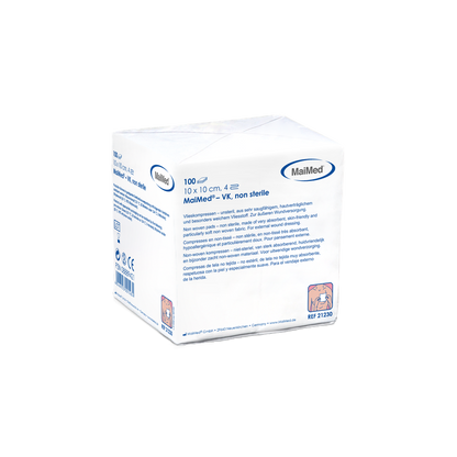 MaiMed-VK nesterilné fleecové obklady 100 kusov/papierové vrecko