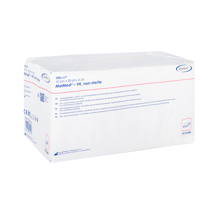 MaiMed-VK nesterilné fleecové obklady 100 kusov/papierové vrecko