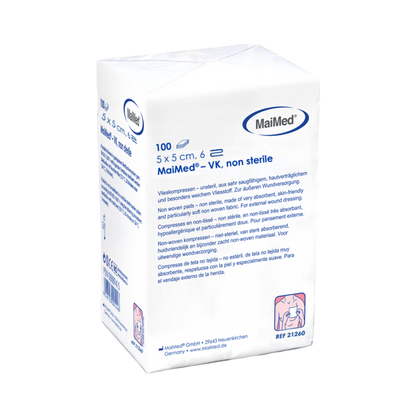 MaiMed-VK nesterilné fleecové obklady 100 kusov/papierové vrecko