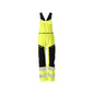 Montérky, vrecká na kolenách, strečové vložky Montérky Multisafe, hi-vis žltá/čierno-modrá