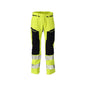 Nohavice s vreckami na kolenách, strečovými vložkami Nohavice Multisafe, hi-vis žltá/čierno-modrá