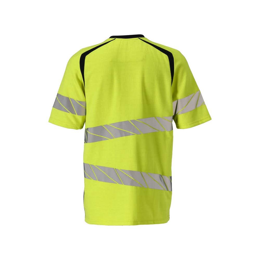 Tričko moderného strihu Multisafe, hi-vis žltá/čierno-modrá