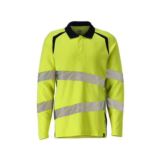 Polokošeľa, polokošeľa s dlhým rukávom Multisafe, hi-vis žltá/čierno-modrá