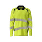 Polokošeľa, polokošeľa s dlhým rukávom Multisafe, hi-vis žltá/čierno-modrá