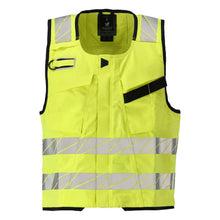 Vesta na náradie Vesta na náradie Multisafe, hi-vis žltá/čierno-modrá
