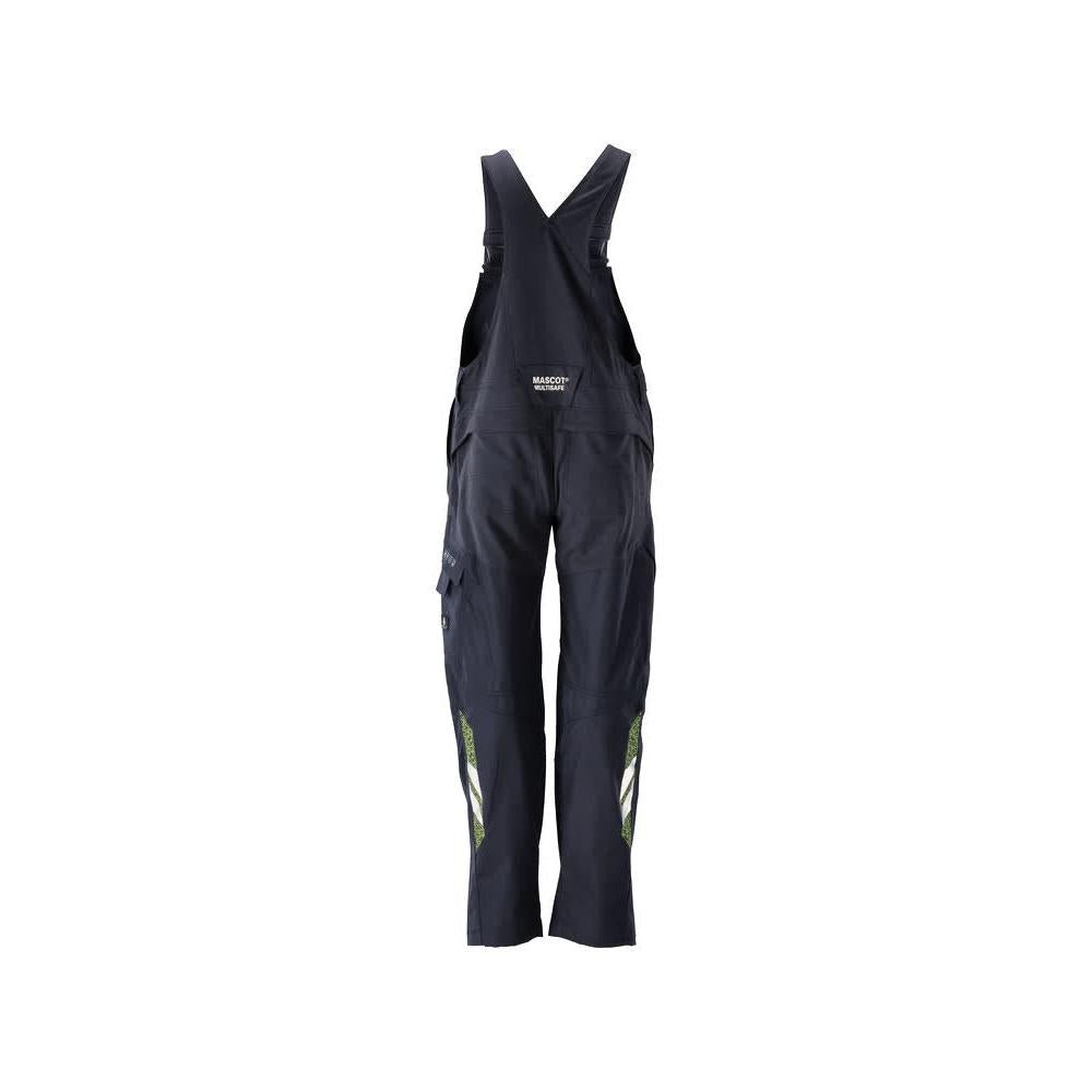 Dungarey, vrecká na kolenách, strečové vložky Montérky Multisafe, čierna modrá/hi-vis žltá