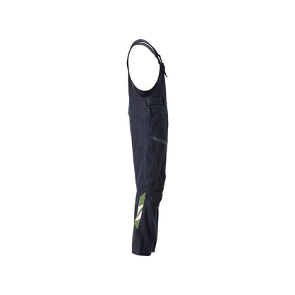 Dungarey, vrecká na kolenách, strečové vložky Montérky Multisafe, čierna modrá/hi-vis žltá