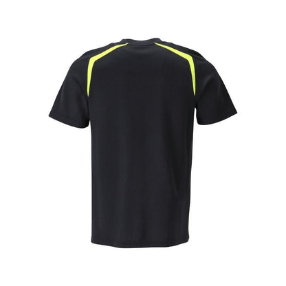 Tričko moderného strihu Multisafe, čierna modrá/hi-vis žltá